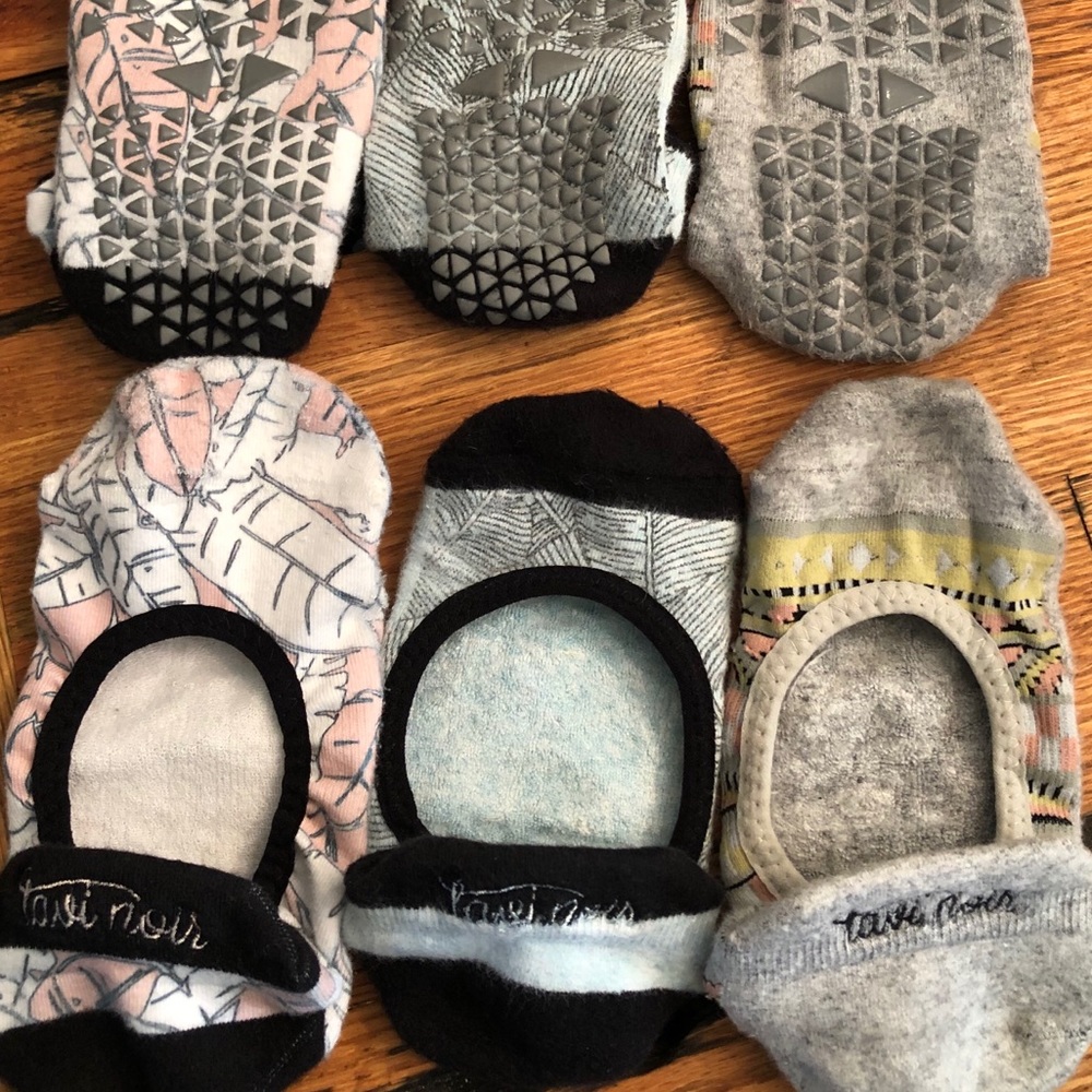 Three pairs Tavi Noir Sticky Socks